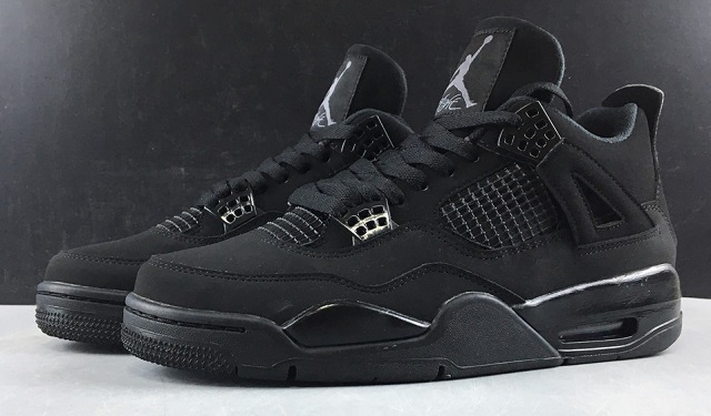 Women Air Jordan 4 Cement Black Cat Light Graphite